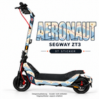 AERONAUT Skin am Segway Ninebot ZT3 Pro – Designvisualisierung, Felgenaufkleber separat