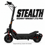 STEALTH – Designvisualisierung am Segway Ninebot ZT3. Scooter nicht enthalten.