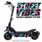STREET VIBES – Designvisualisierung am Segway Ninebot ZT3. Scooter nicht enthalten.
