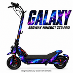 GALAXY – Designvisualisierung am Segway Ninebot ZT3. Scooter nicht enthalten.