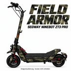 FIELD ARMOR – Designvisualisierung am Segway Ninebot ZT3 Pro. Scooter nicht enthalten.
