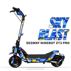 SKY BLAST – Designvisualisierung am Segway Ninebot ZT3 Pro. Scooter nicht enthalten.