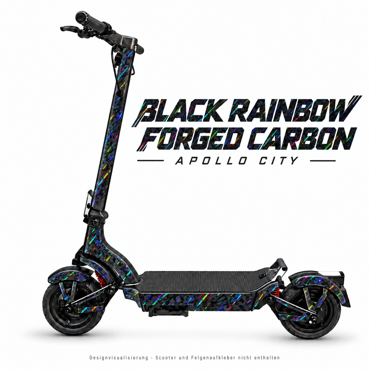APOLLO CITY Skin – BLACK RAINBOW FORGED CARBON
