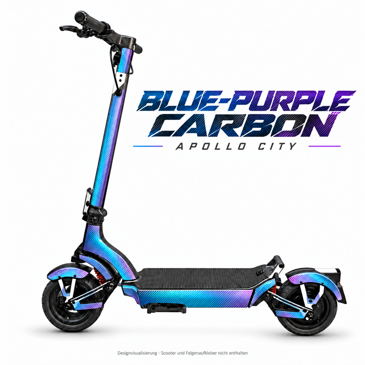 APOLLO CITY Skin – BLUE-PURPLE CARBON