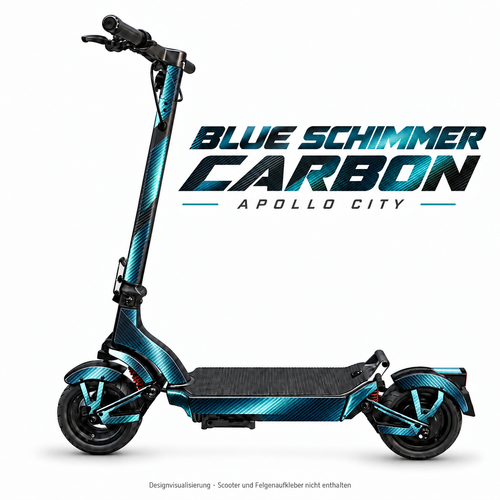 APOLLO CITY Skin – BLUE SCHIMMER CARBON
