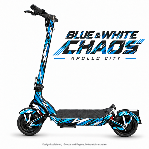 APOLLO CITY Skin – BLUE & WHITE CHAOS