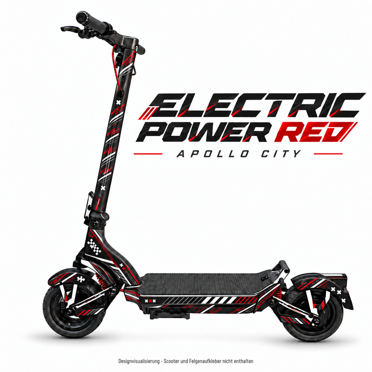 APOLLO CITY Skin – ELECTRIC POWER RED