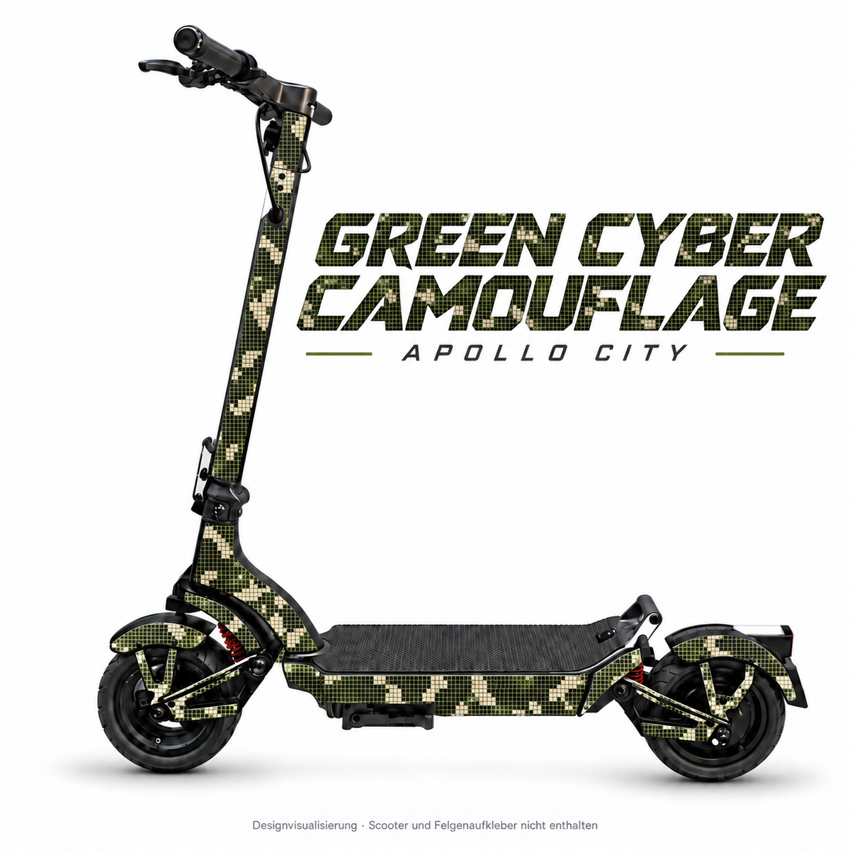 APOLLO CITY Skin – GREEN CYBER CAMOUFLAGE