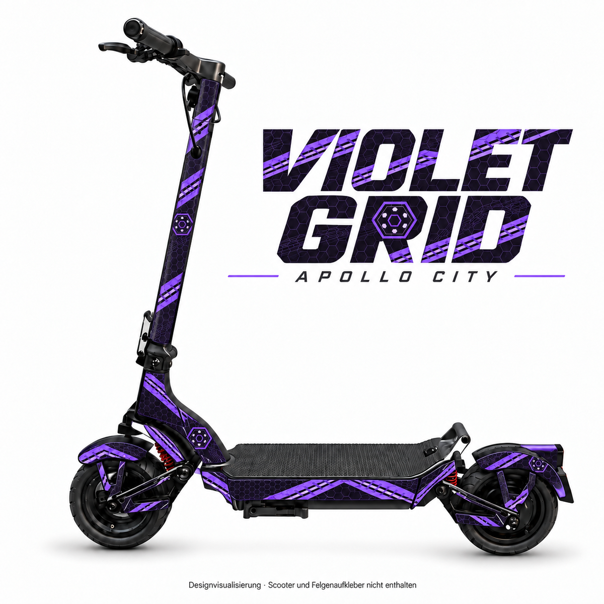 APOLLO CITY Skin – VIOLET GRID