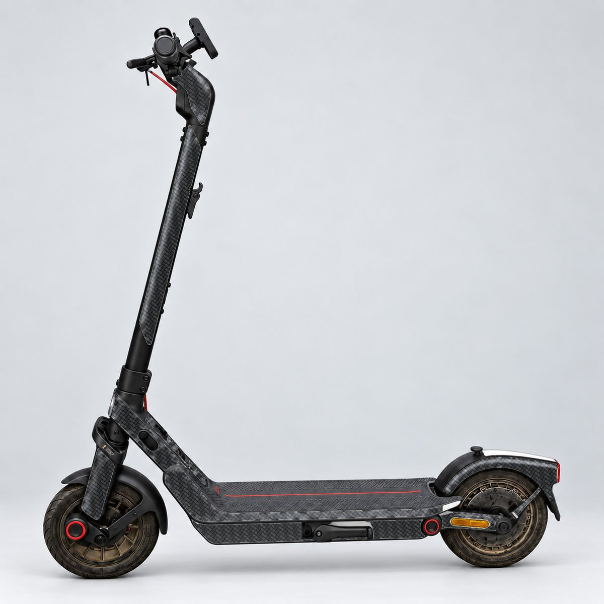 6D-Carbon-Schutzfolie Segway Ninebot E3 – Komplettset in 6D-Carbon (Designvisualisierung)