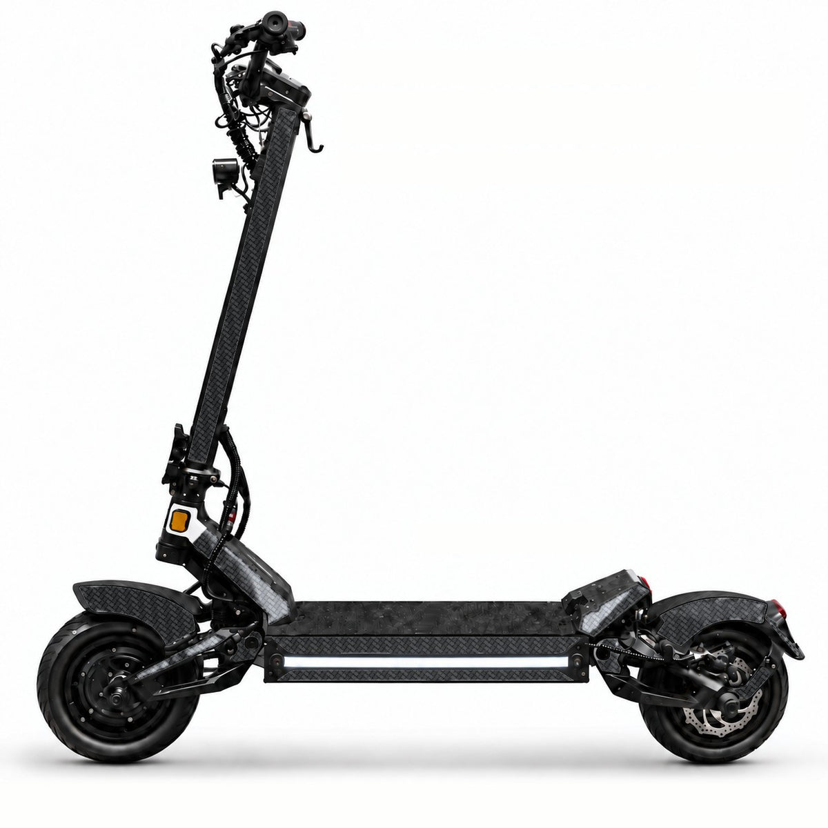 6D-Carbon-Schutzfolie Teverun Fighter Mini – Komplettset in 6D-Carbon (Designvisualisierung)