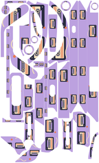 CASSETTE CLUB für Segway Ninebot E3: 32 Originalteile des Skin-Sets.