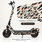INK TIGER Skin für Segway Ninebot E3. Felgenaufkleber separat erhältlich.