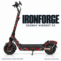 IRONFORGE Skin für Segway Ninebot E3. Felgenaufkleber separat erhältlich.