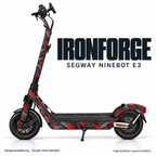 IRONFORGE Skin für Segway Ninebot E3. Felgenaufkleber separat erhältlich.