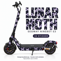 LUNAR MOTH Skin für Segway Ninebot E3. Felgenaufkleber separat erhältlich.