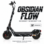 OBSIDIAN FLOW Skin für Segway Ninebot E3. Felgenaufkleber separat erhältlich.