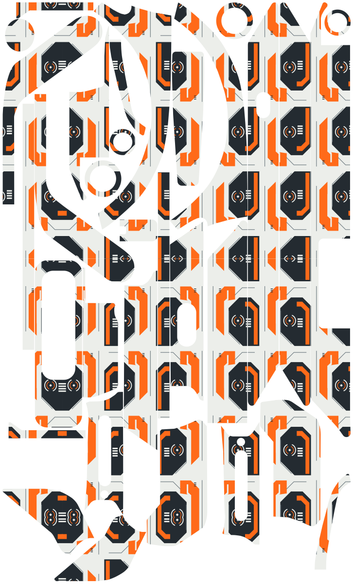 ORBIT PROTOCOL für Segway Ninebot E3: 32 Originalteile des Skin-Sets.