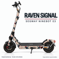RAVEN SIGNAL Skin für Segway Ninebot E3. Felgenaufkleber separat erhältlich.