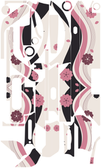 SAKURA INK für Segway Ninebot E3: 32 Originalteile des Skin-Sets.