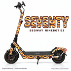 SEVENTY Skin für Segway Ninebot E3. Felgenaufkleber separat erhältlich.