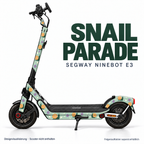 SNAIL PARADE Skin für Segway Ninebot E3. Felgenaufkleber separat erhältlich.