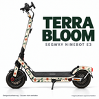 TERRA BLOOM Skin für Segway Ninebot E3. Felgenaufkleber separat erhältlich.