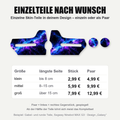 Skin-Einzelteile nach Wunsch – Preisübersicht klein, mittel, groß, einzeln oder als Paar