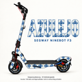AZULEJO Skin für Segway Ninebot F3. Felgenaufkleber separat erhältlich.