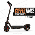 COPPER TRACE Skin für Segway Ninebot F3. Felgenaufkleber separat erhältlich.