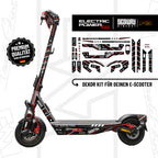 Segway Ninebot F3 Skin – Electric Power Red – Ansicht 8 | Escooter Skins