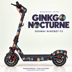 GINKGO NOCTURNE Skin für Segway Ninebot F3. Felgenaufkleber separat erhältlich.