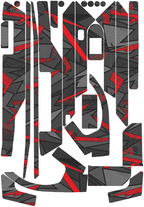 IRONFORGE für Segway Ninebot F3: 25 Originalteile des Skin-Sets.