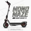 MONO MAZE Skin für Segway Ninebot F3. Felgenaufkleber separat erhältlich.