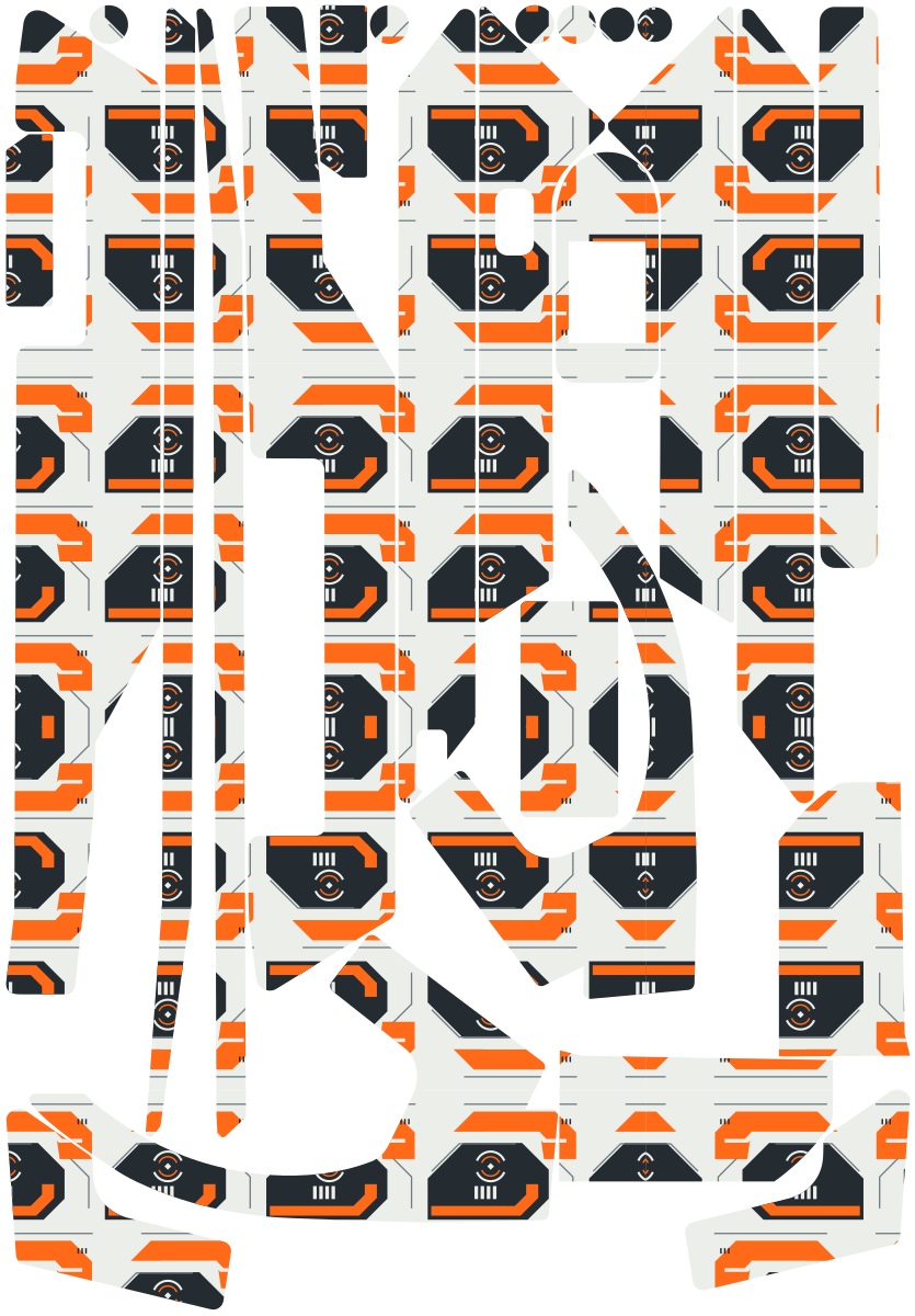 ORBIT PROTOCOL für Segway Ninebot F3: 25 Originalteile des Skin-Sets.