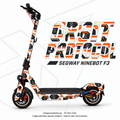 ORBIT PROTOCOL Skin für Segway Ninebot F3. Felgenaufkleber separat erhältlich.