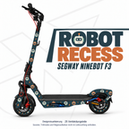 ROBOT RECESS Skin für Segway Ninebot F3. Felgenaufkleber separat erhältlich.