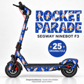 ROCKET PARADE Skin für Segway Ninebot F3. Felgenaufkleber separat erhältlich.