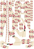RUBY ORCHARD für Segway Ninebot F3: 25 Originalteile des Skin-Sets.