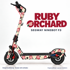 RUBY ORCHARD Skin für Segway Ninebot F3. Felgenaufkleber separat erhältlich.