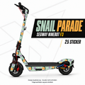 SNAIL PARADE Skin für Segway Ninebot F3. Felgenaufkleber separat erhältlich.