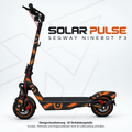 SOLAR PULSE Skin für Segway Ninebot F3. Felgenaufkleber separat erhältlich.