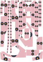 VINYL GROOVE für Segway Ninebot F3: 25 Originalteile des Skin-Sets.