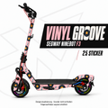 VINYL GROOVE Skin für Segway Ninebot F3. Felgenaufkleber separat erhältlich.