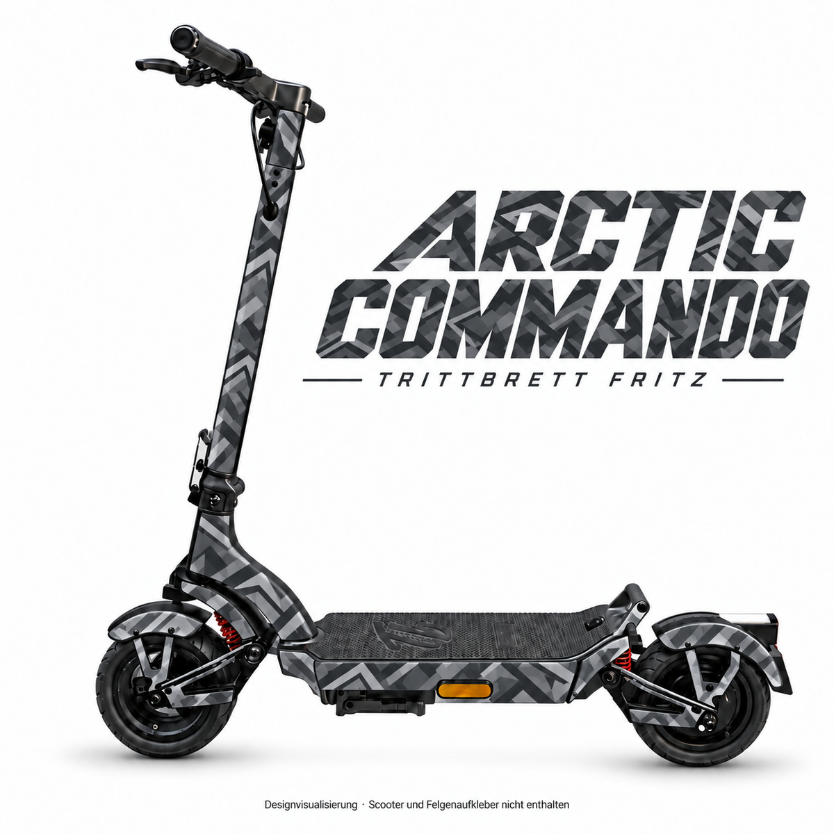 TRITTBRETT FRITZ Skin – ARCTIC COMMANDO