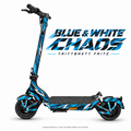 TRITTBRETT FRITZ Skin – BLUE & WHITE CHAOS