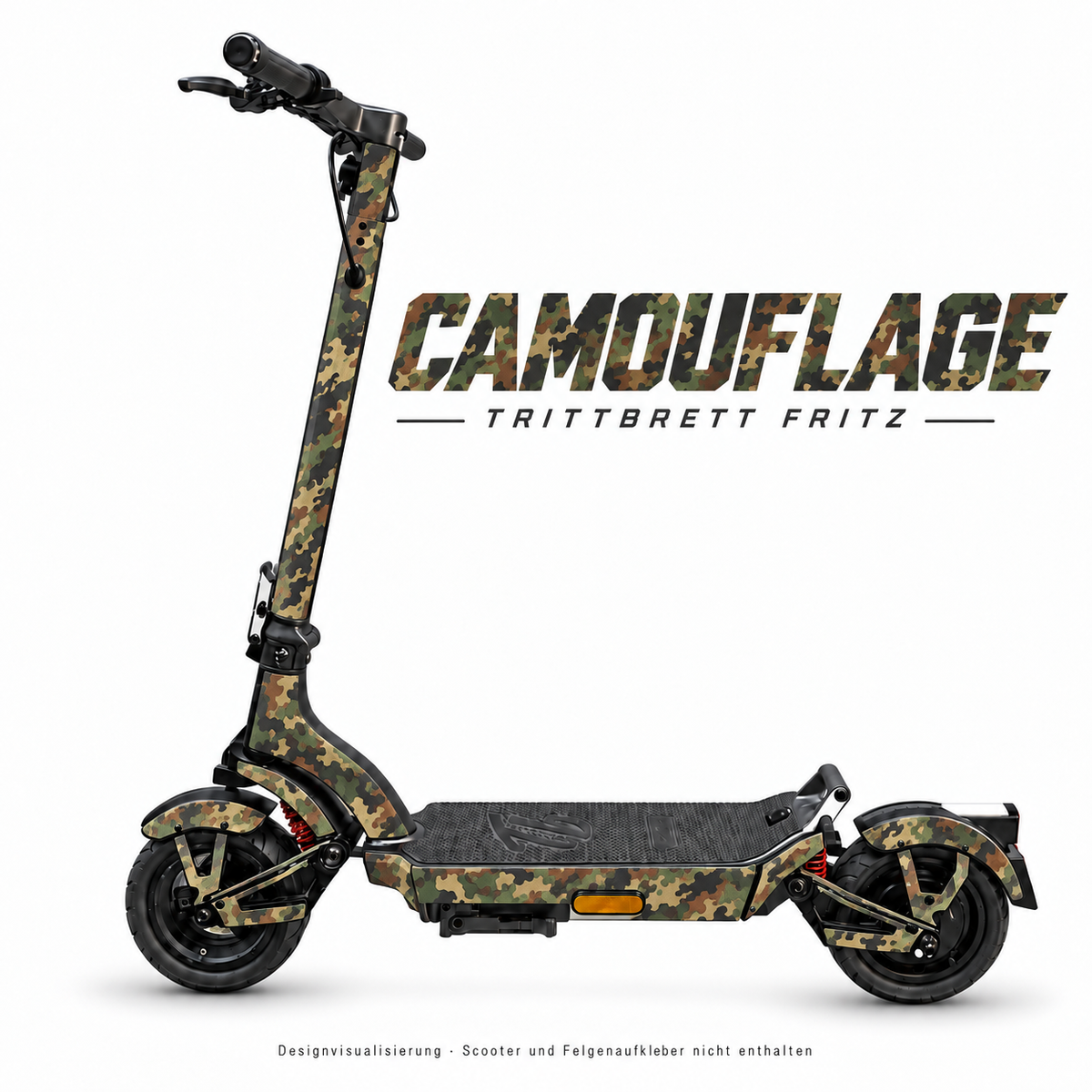 TRITTBRETT FRITZ Skin – CAMOUFLAGE FLECKTARN