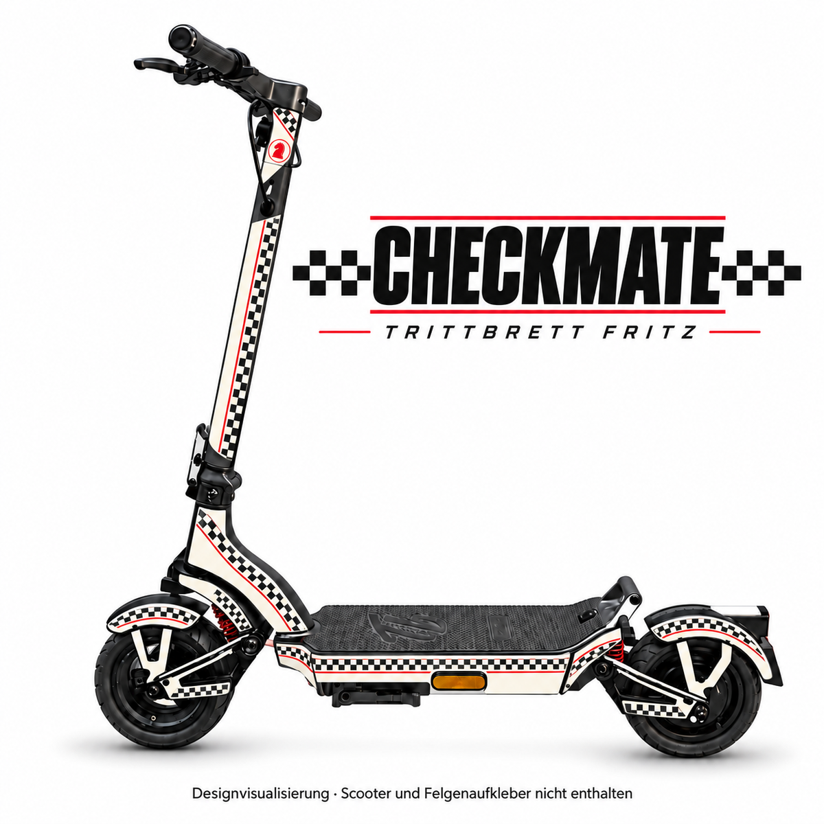 TRITTBRETT FRITZ Skin – CHECKMATE
