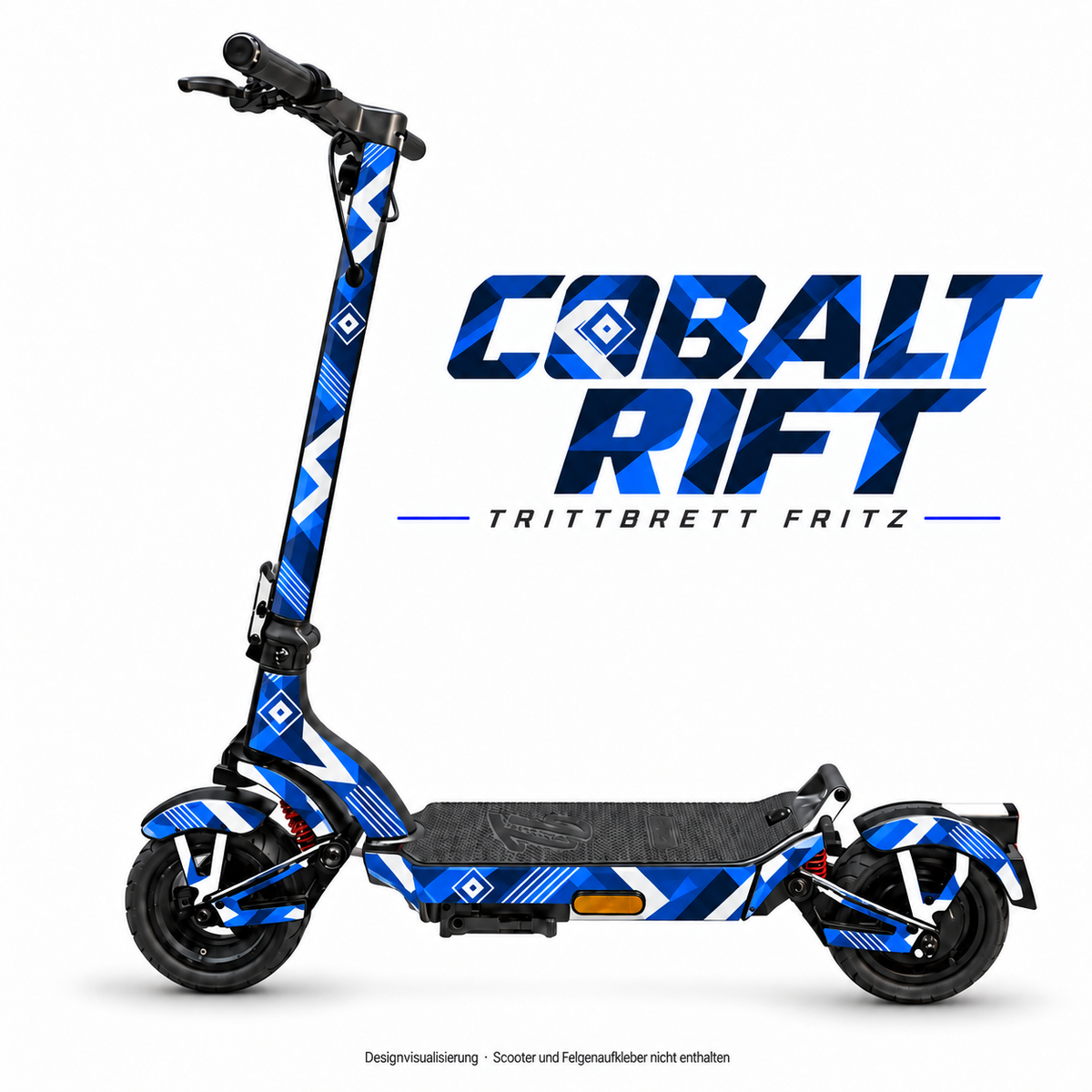 TRITTBRETT FRITZ Skin – COBALT RIFT