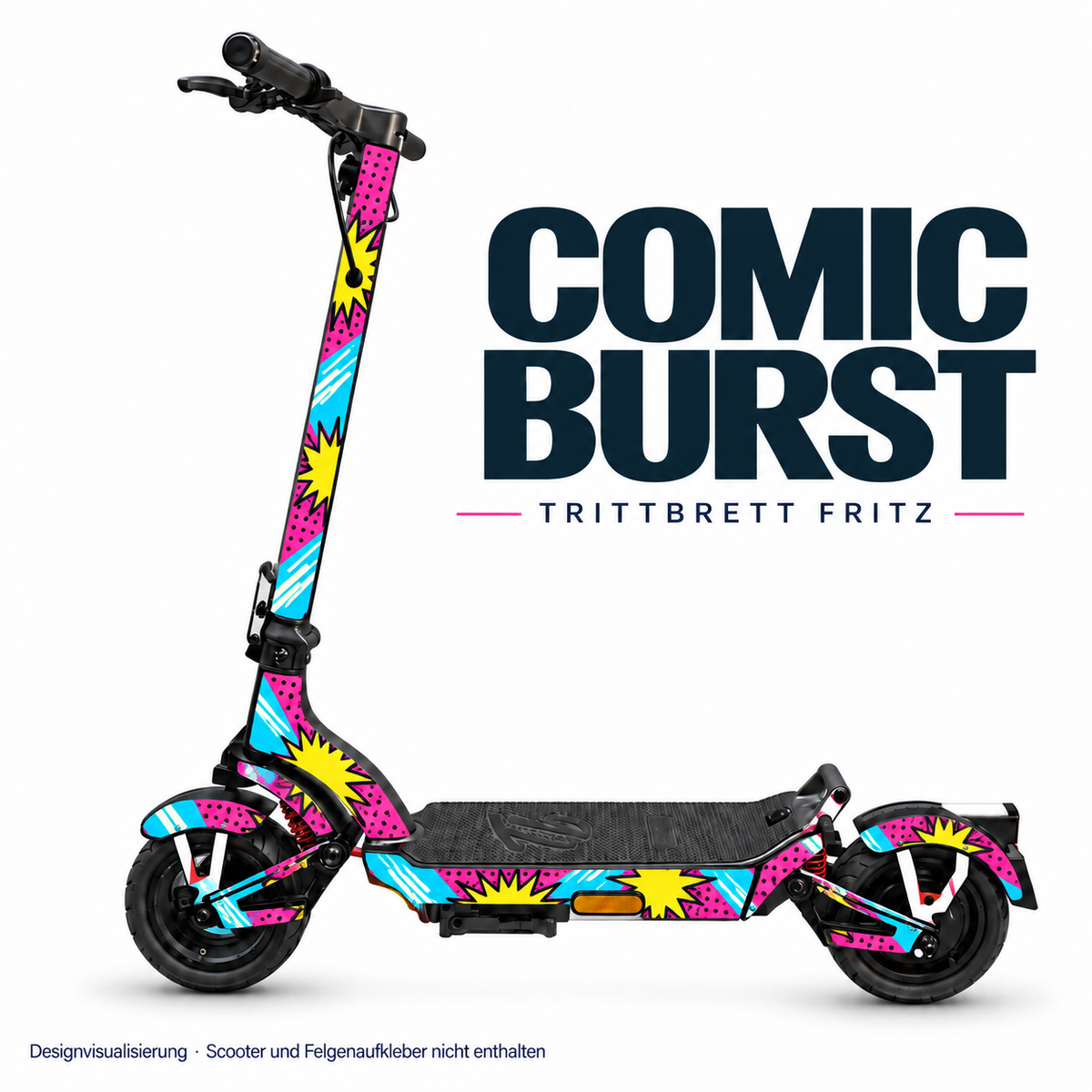 TRITTBRETT FRITZ Skin – COMIC BURST